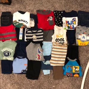 GIANT BOY LOT SIZE 0-3 MONTHS 114+ ITEMS MUST SEE!